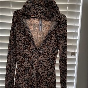 PINK Victoria's Secret Leopard Print Jumpsuit